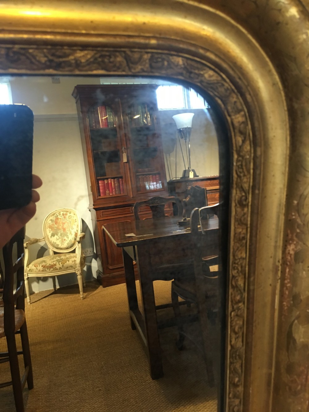Antique gilt mirror  View III