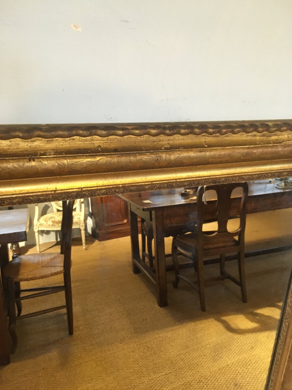 Antique gilt mirror  View VI