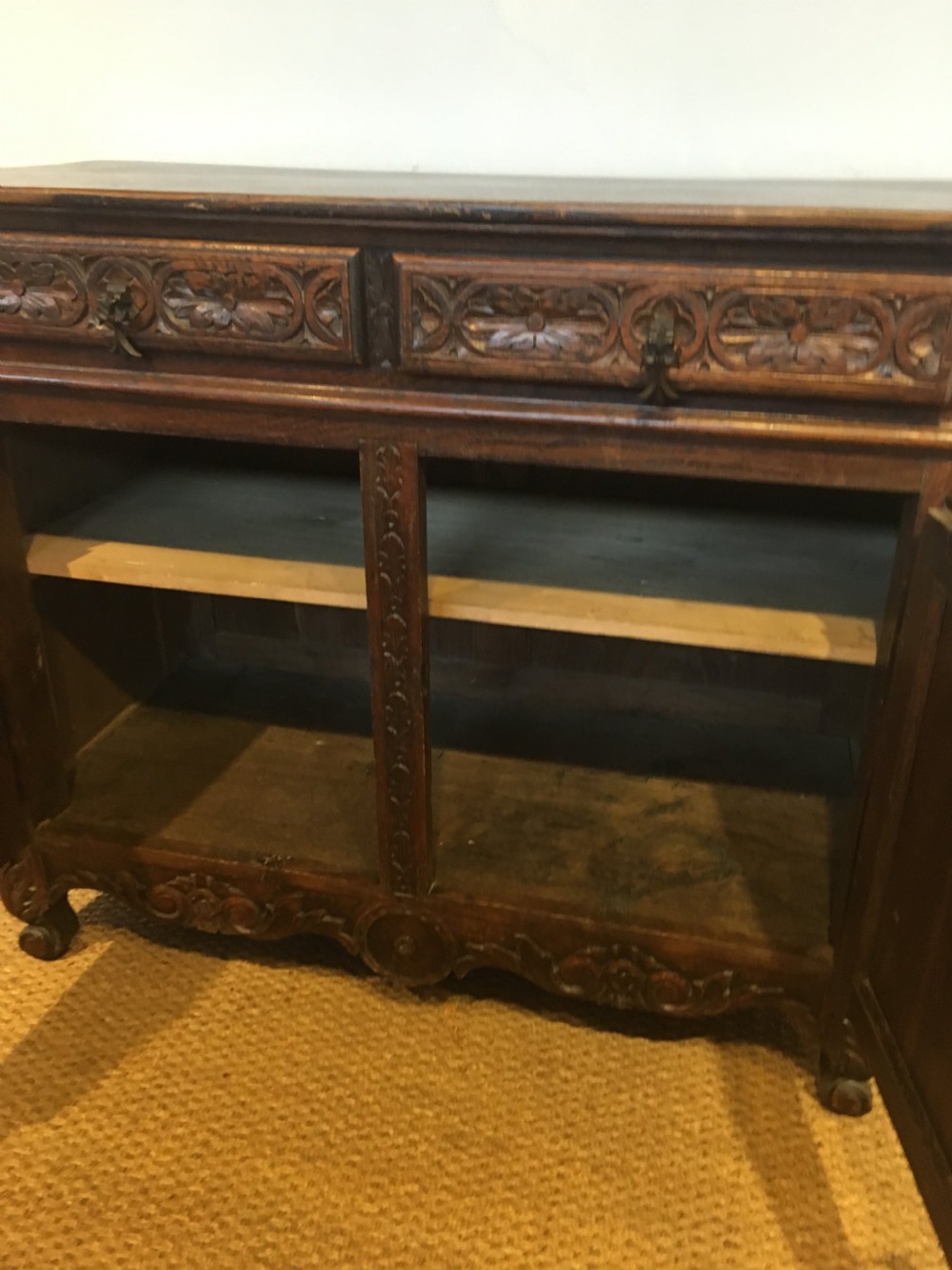 Small oak side cabinet  View III