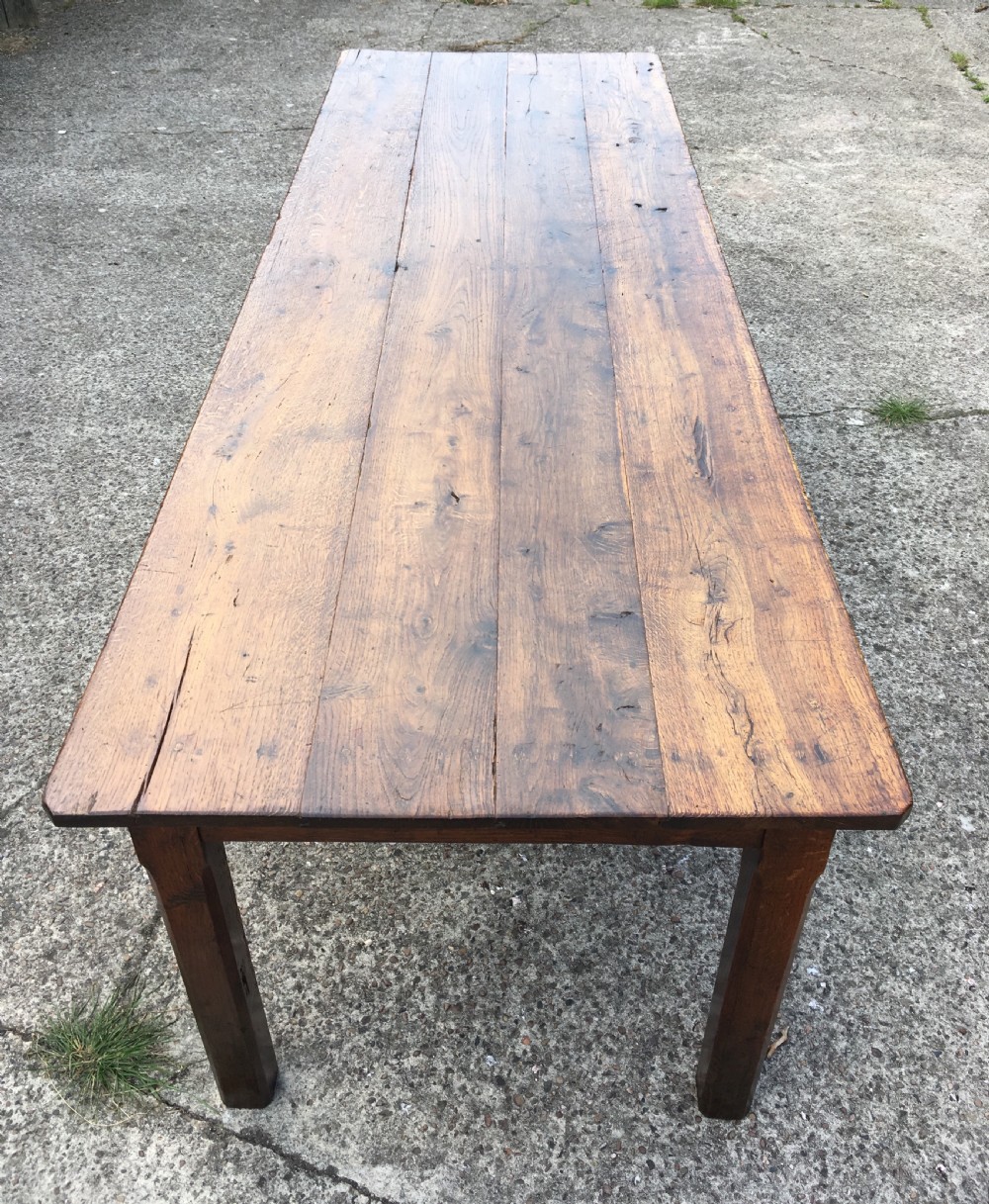Oak farmhouse table 