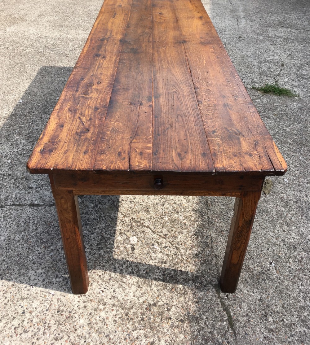 Oak farmhouse table  View II