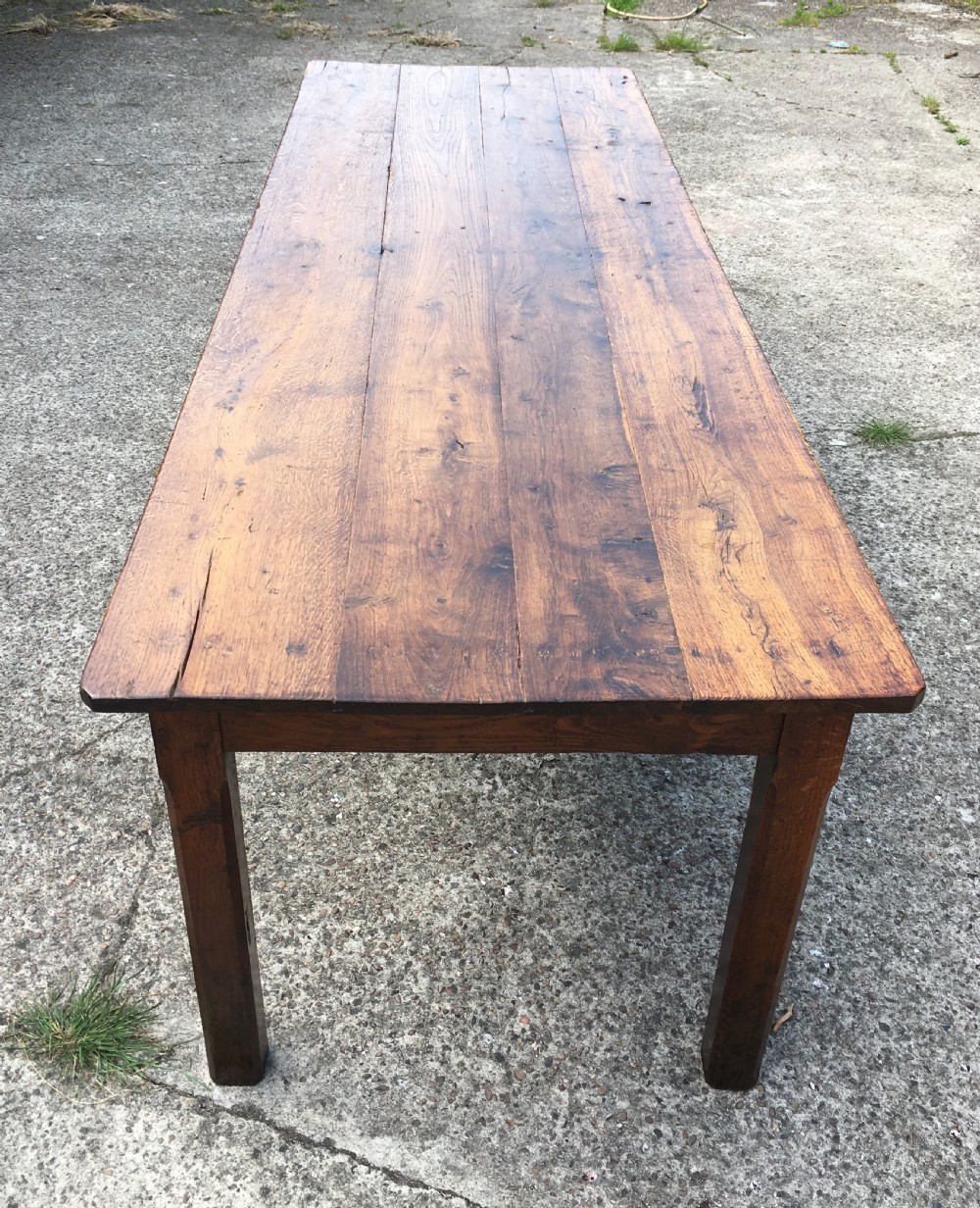 Oak farmhouse table  View VII