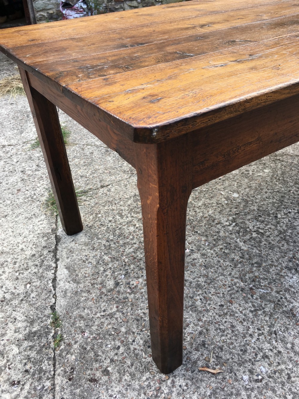 Oak farmhouse table  View VIII