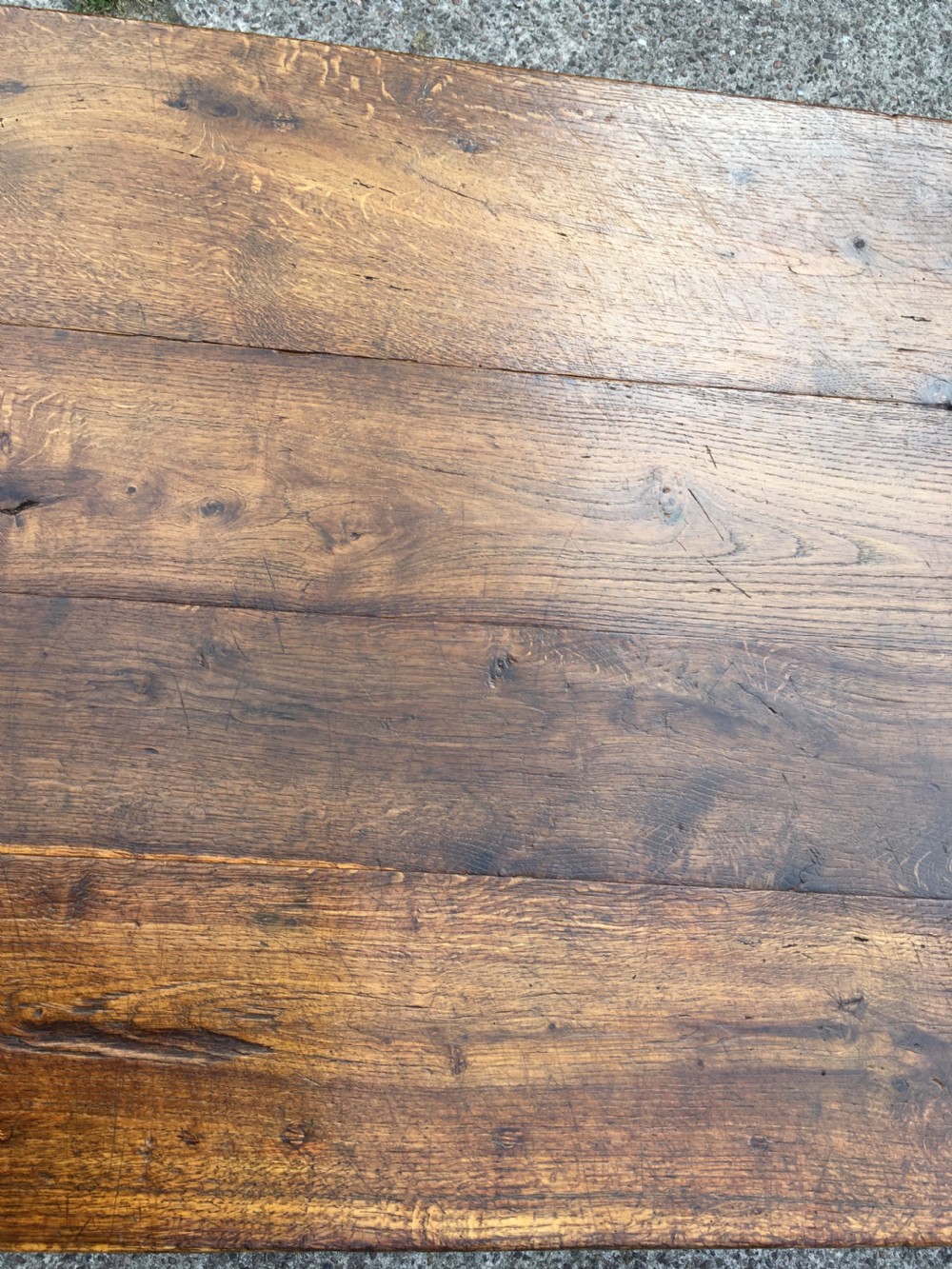 Oak farmhouse table  View IX