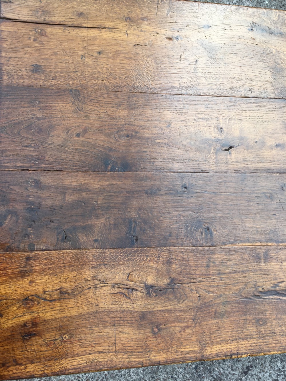 Oak farmhouse table  View XI