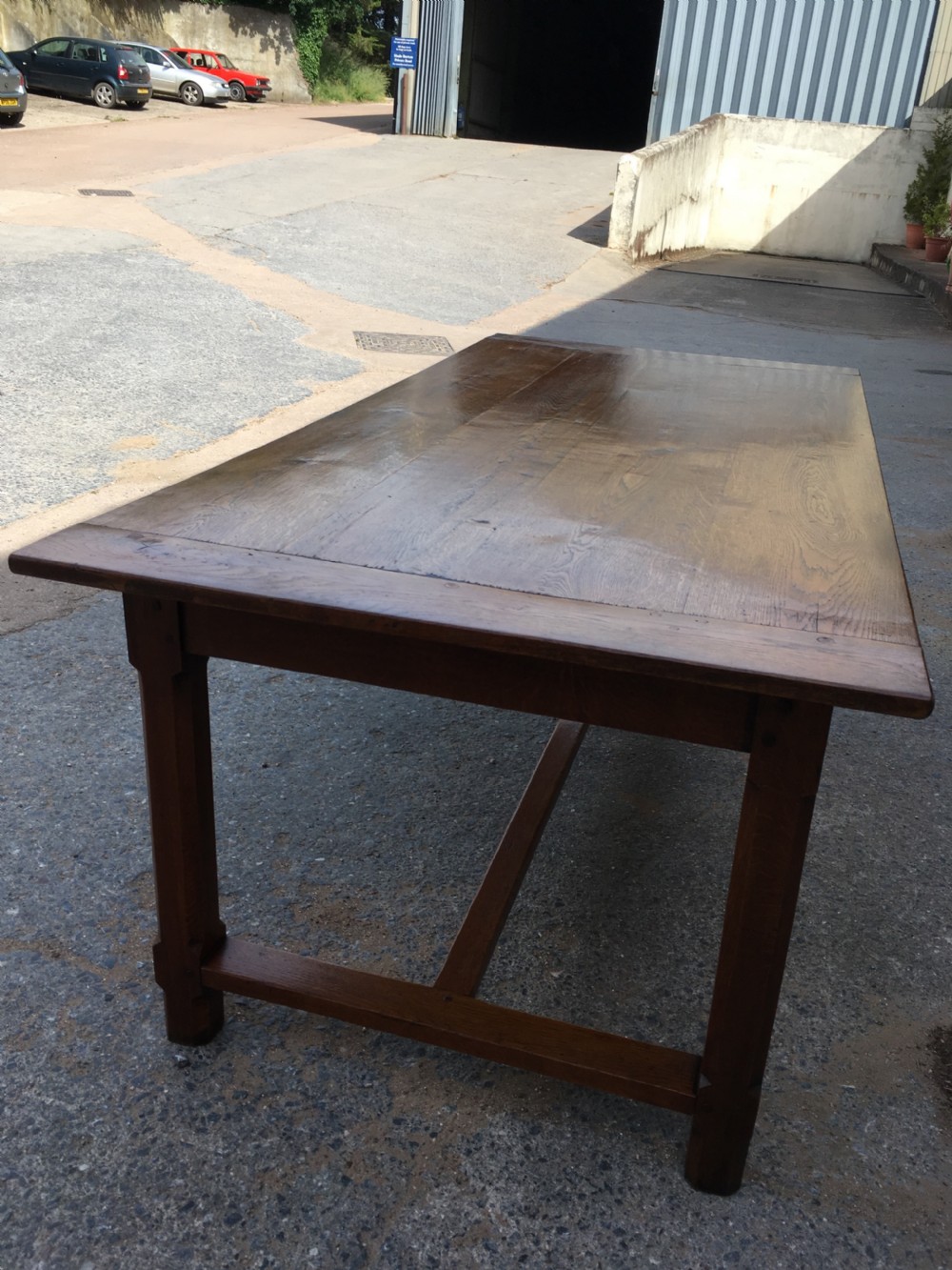 Oak farmhouse table 2meters long  View II