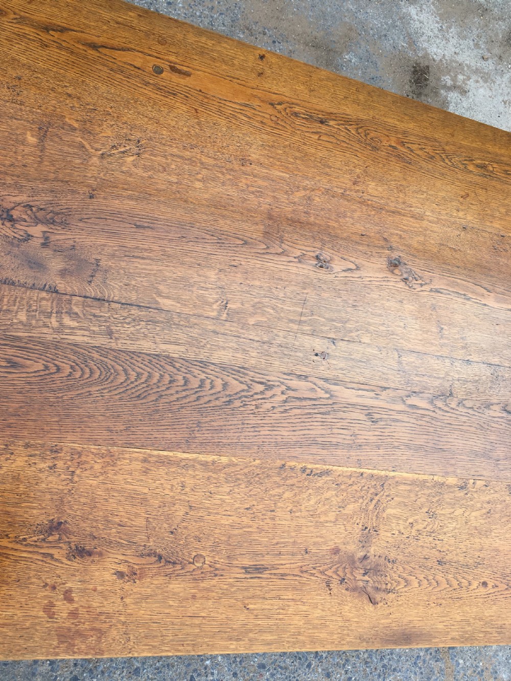 Oak farmhouse table 2meters long  View IV