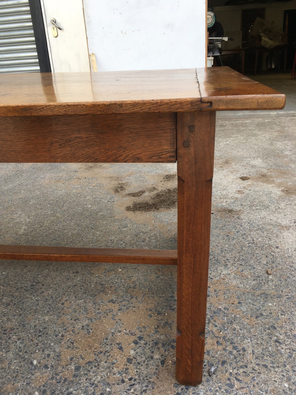 Oak farmhouse table 2meters long  View V