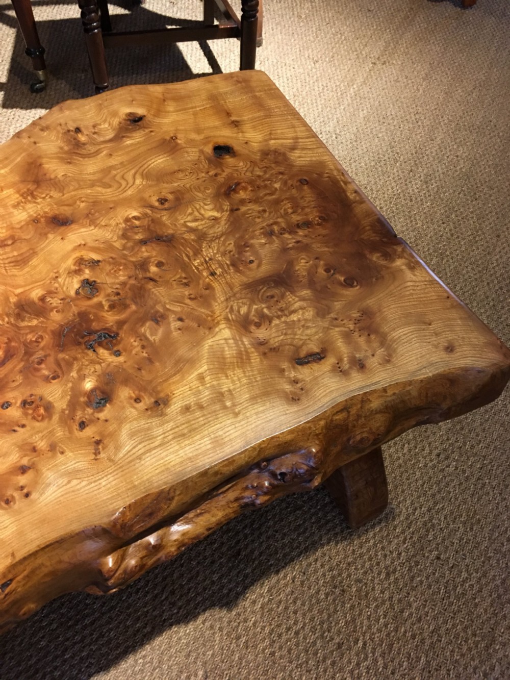 Art Deco Elm coffee table  View IV
