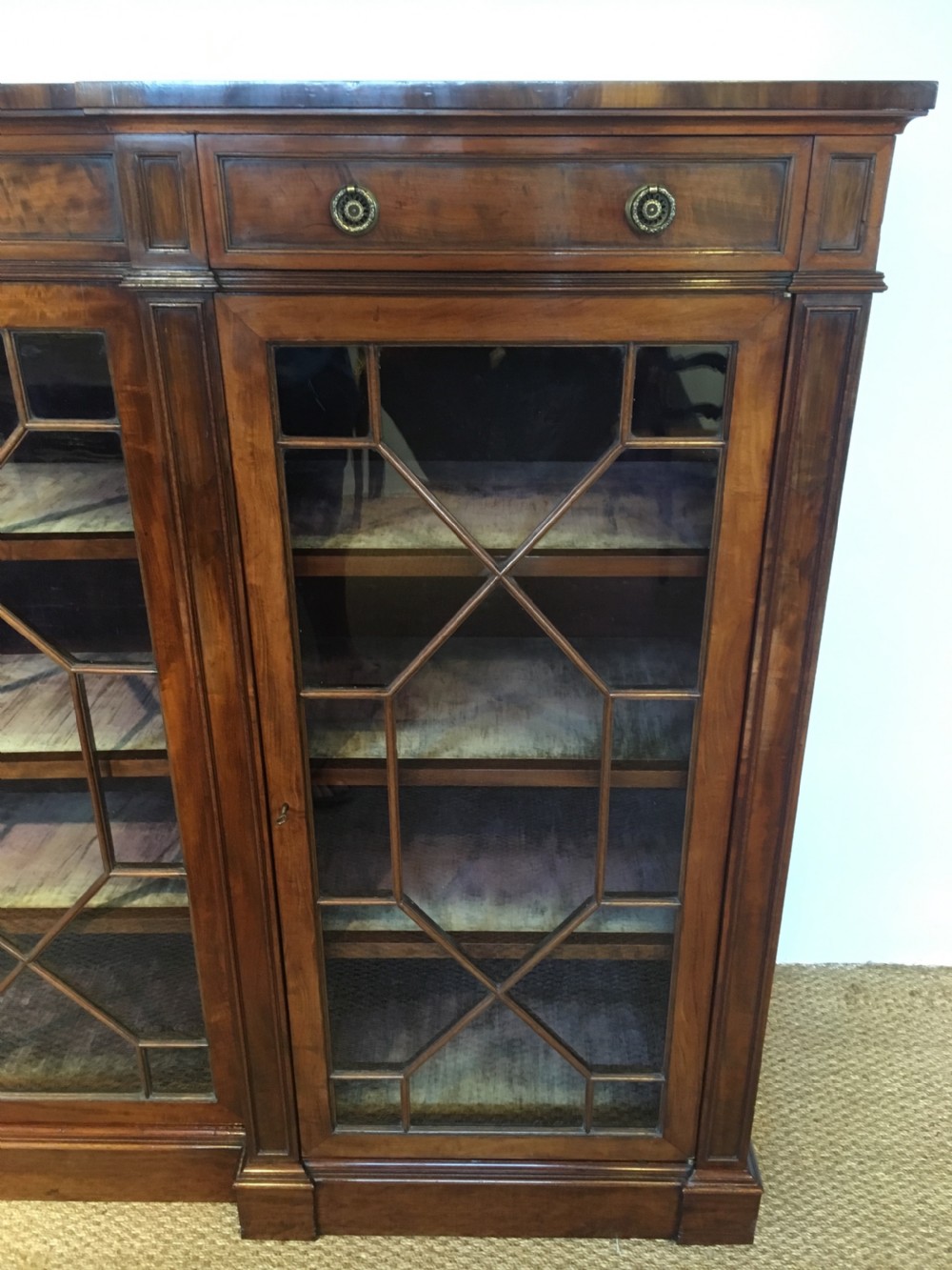 Large mahogany bookcase  View III