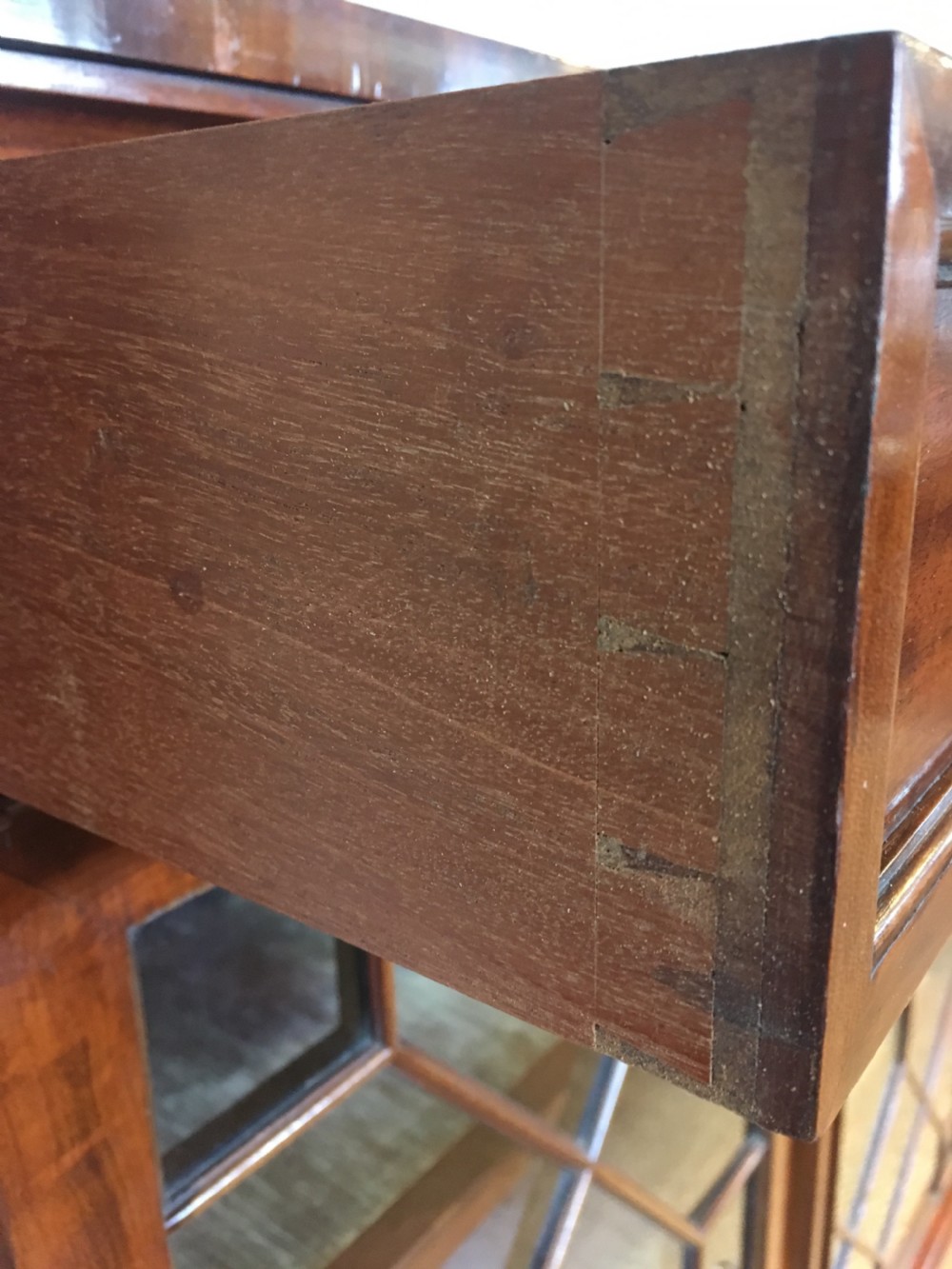 Large mahogany bookcase  View VII