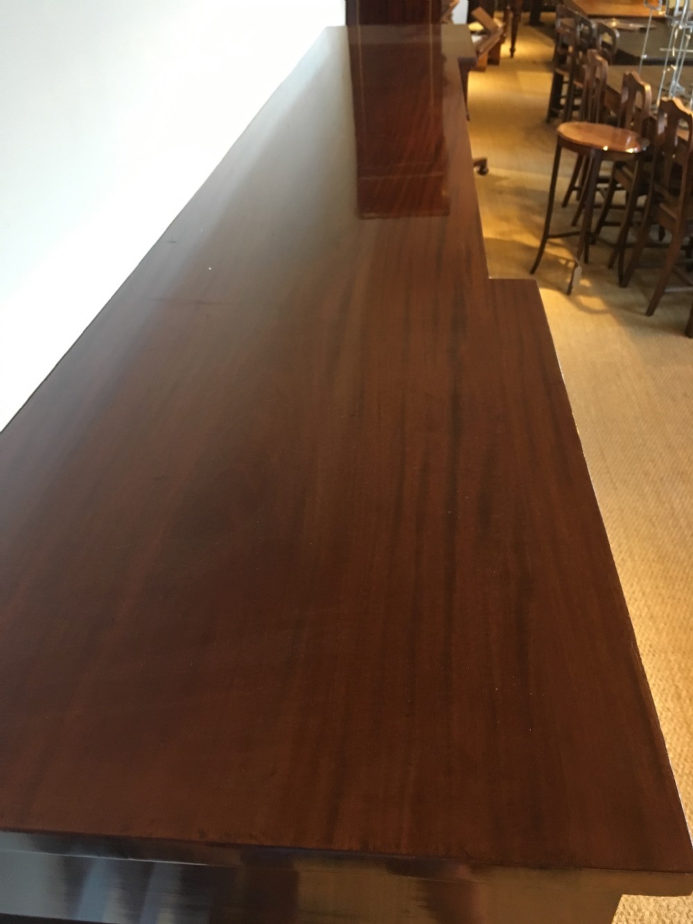 Large mahogany bookcase  View IX
