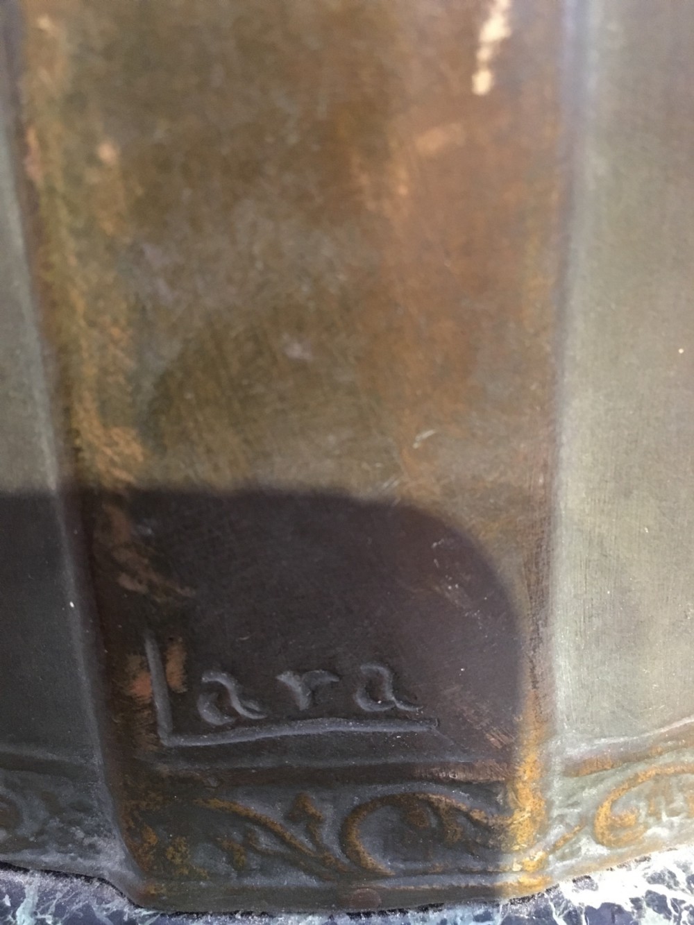 Art Deco bronze , Madonna & child  View VI