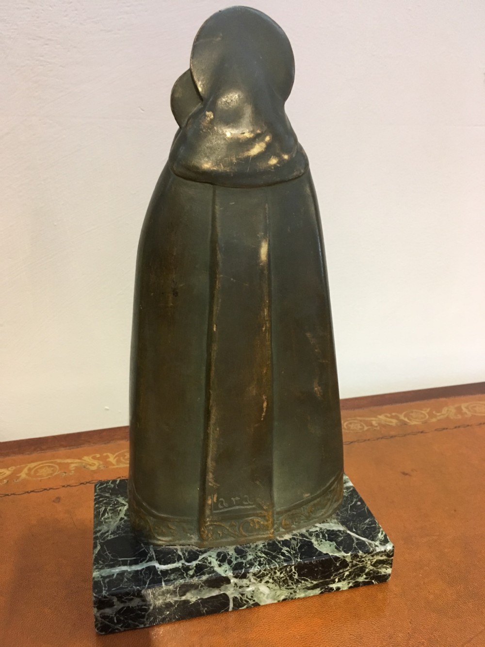 Art Deco bronze , Madonna & child  View VII