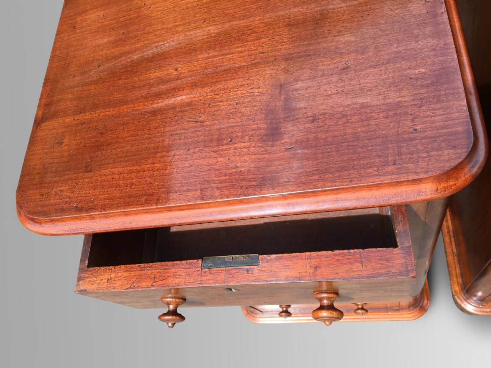  Bedside cabinets. Mahogany C 1870 View III