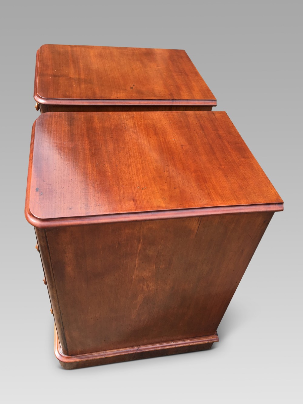  Bedside cabinets. Mahogany C 1870 View IV