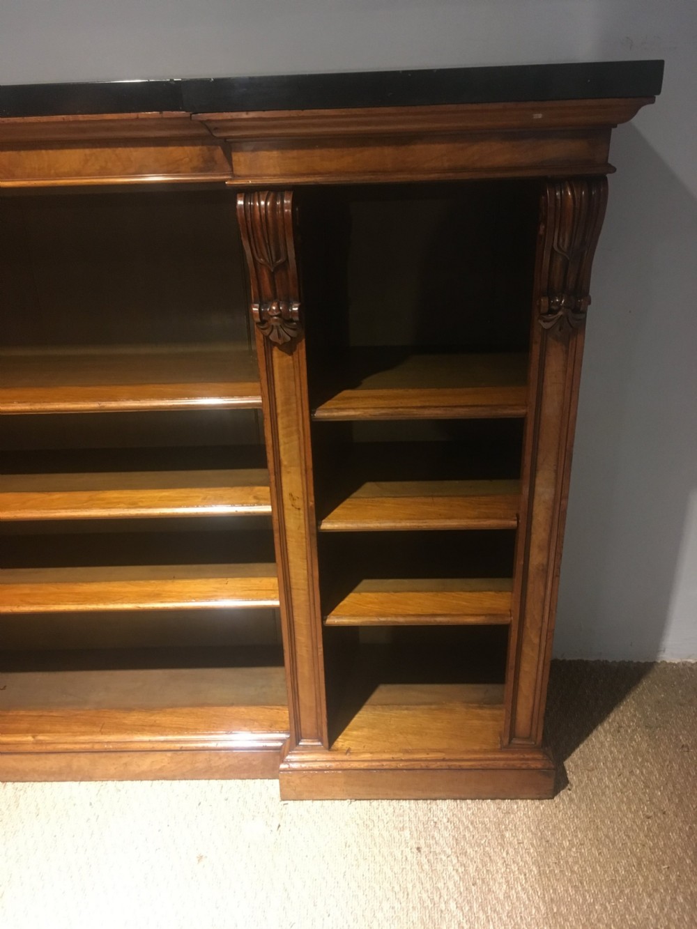 Walnut bookcase  View II