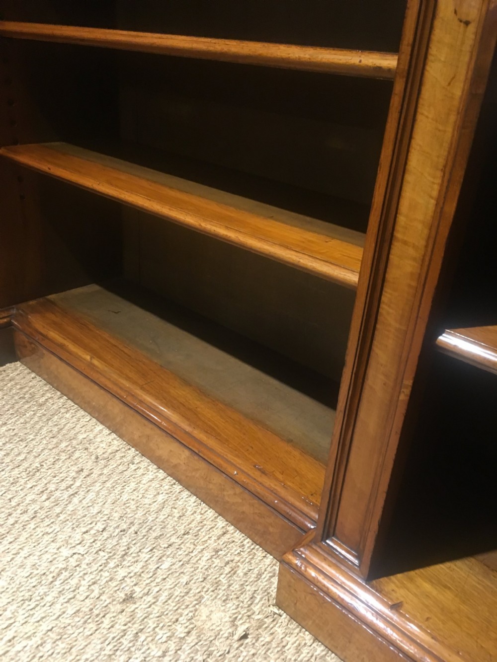 Walnut bookcase  View VI