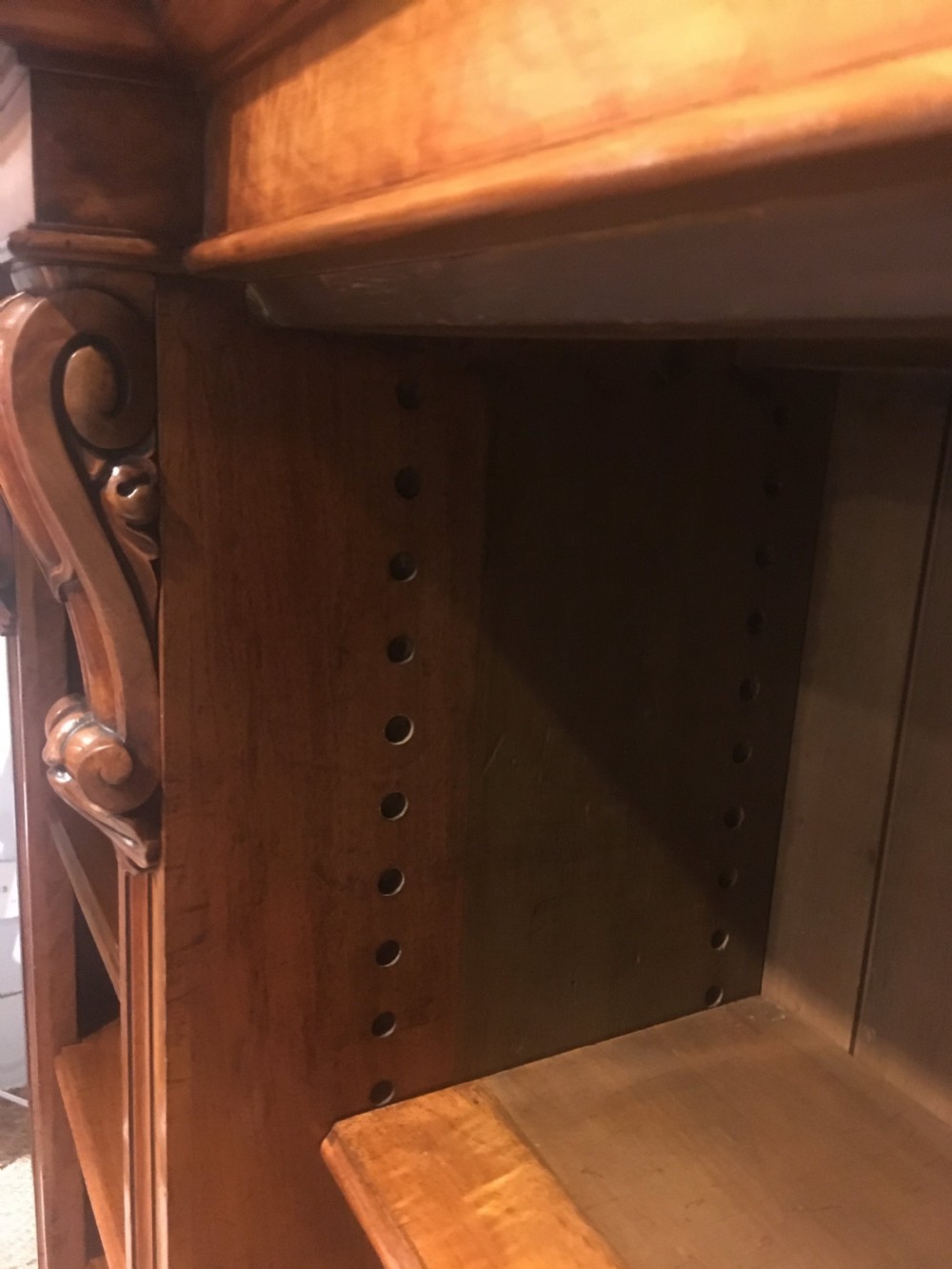 Walnut bookcase  View VII