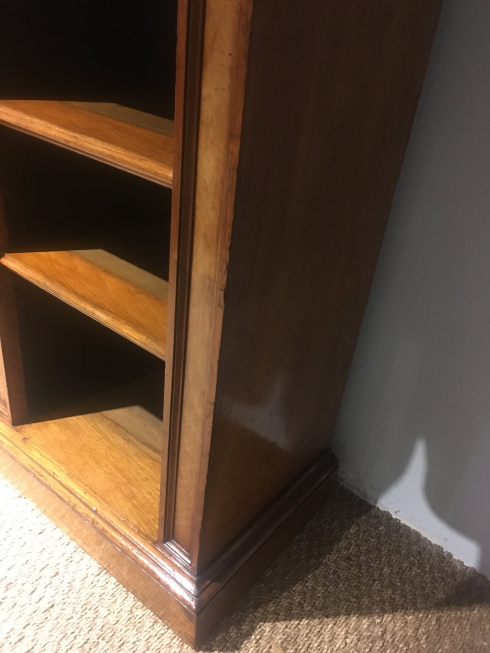 Walnut bookcase  View VIII