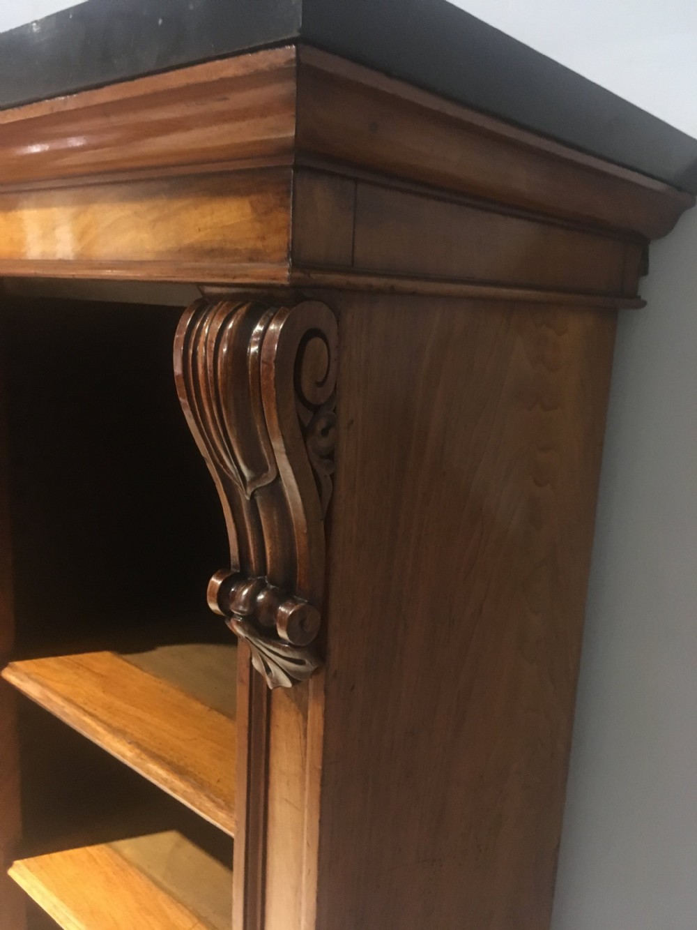 Walnut bookcase  View XI
