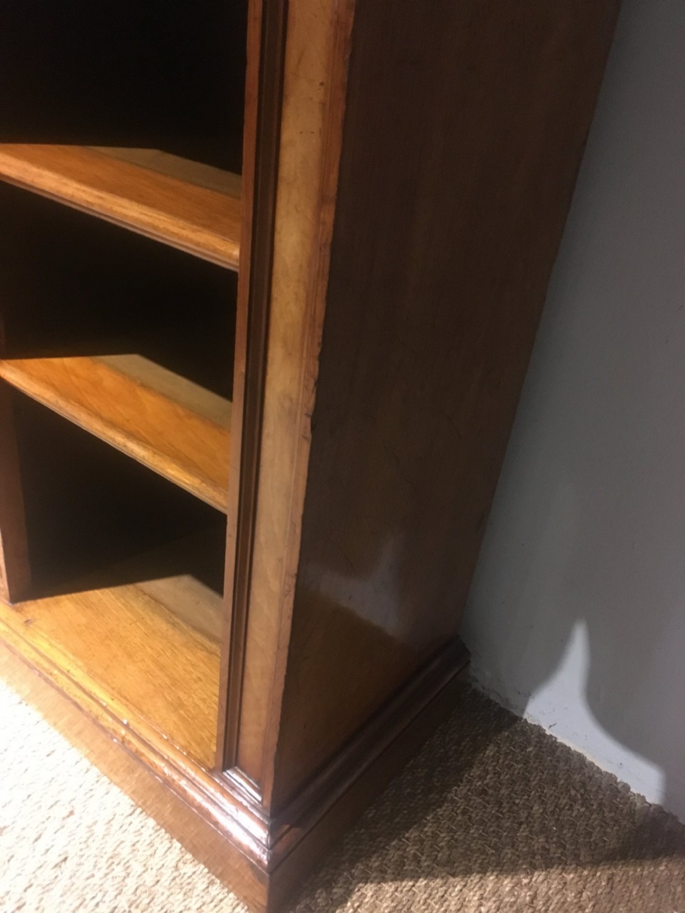 Walnut bookcase  View XII