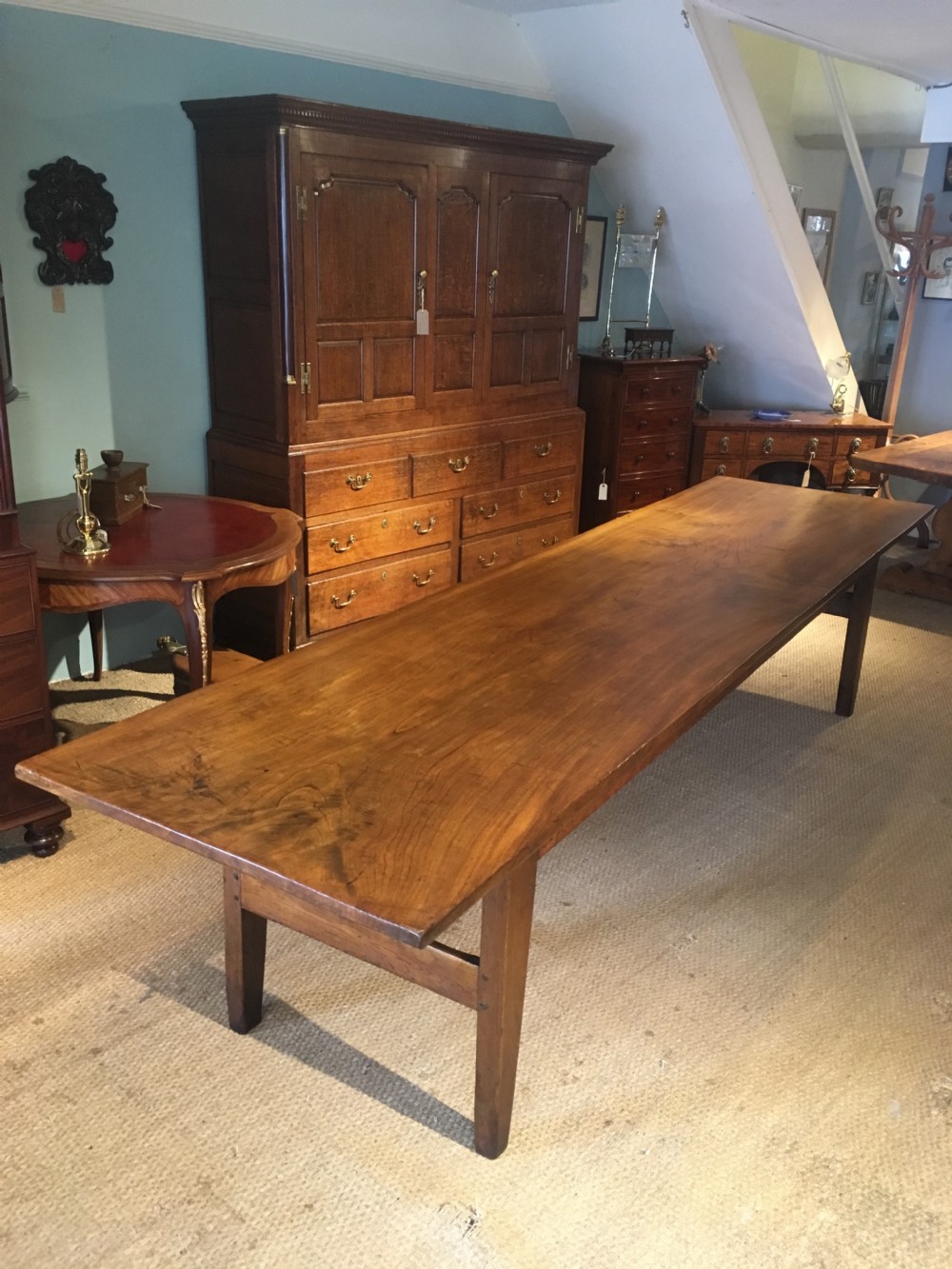 Farmhouse table very long & wide  3.5 meters 