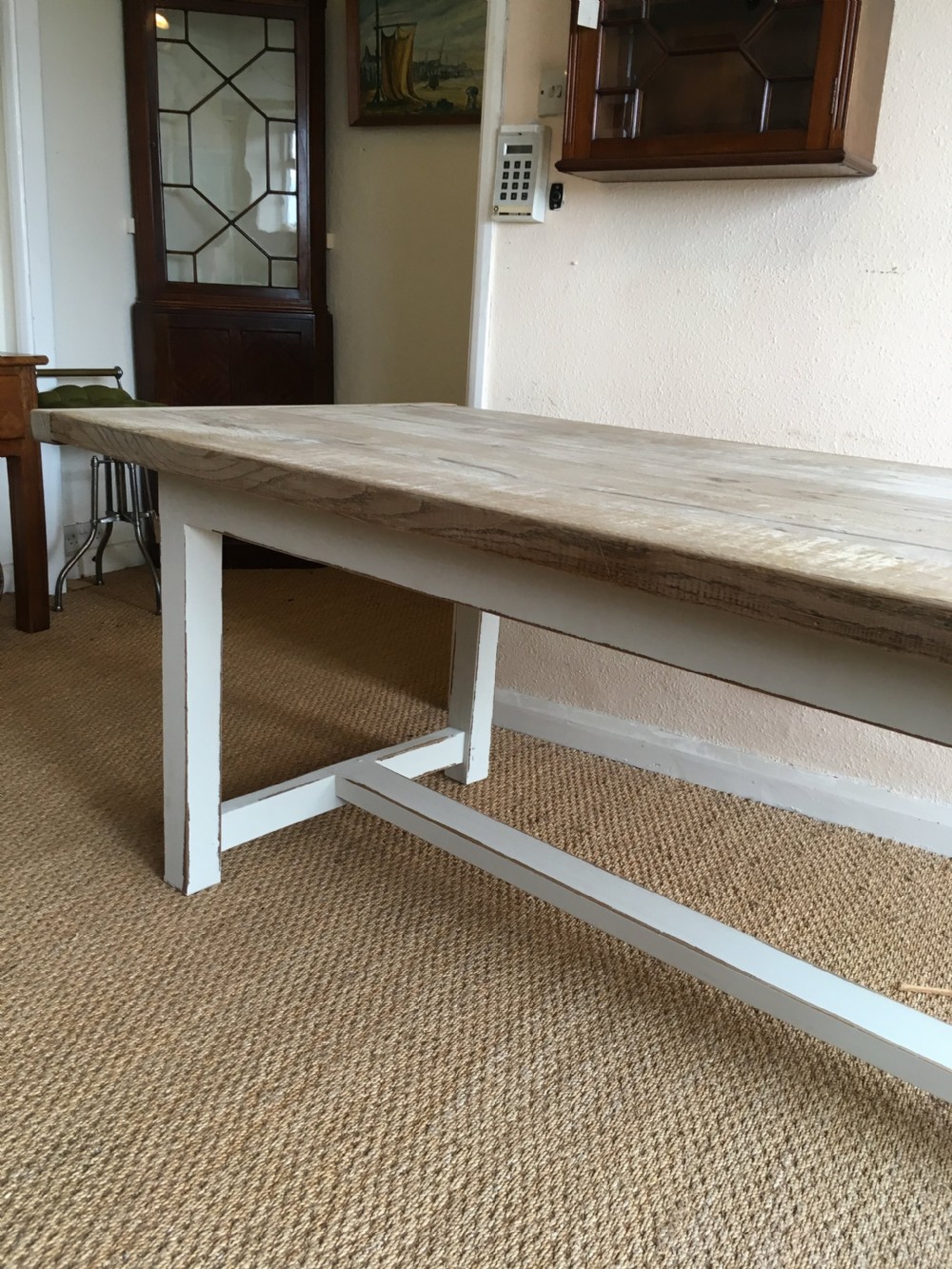 Oak farmhouse table  View VI