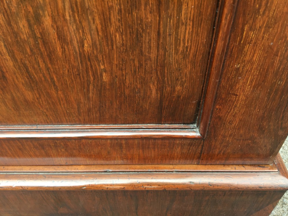 ROSEWOOD BOOKCASE OF SLIM SIZE.  ENGLISH C 1850 View X