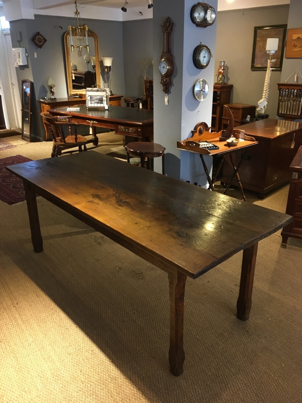 Chestnut farmhouse table 