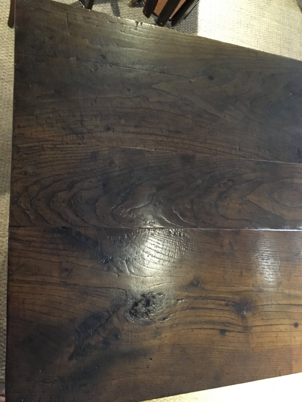 Chestnut farmhouse table  View IV