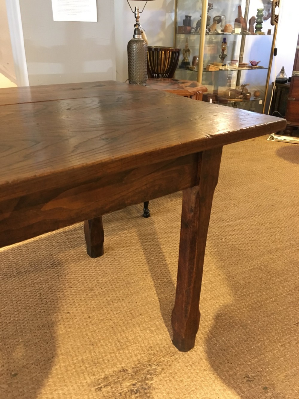 Chestnut farmhouse table  View VI