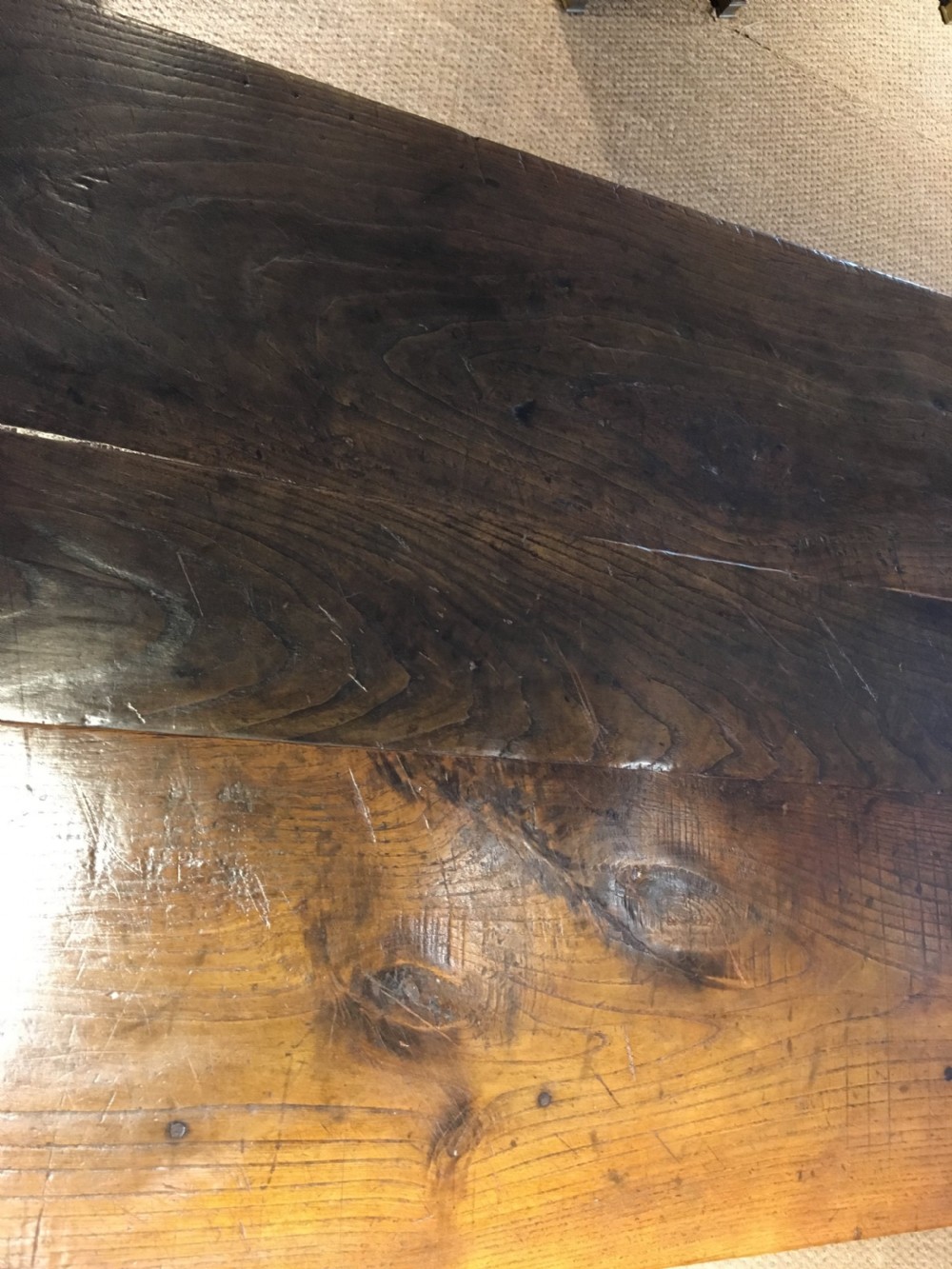 Chestnut farmhouse table  View VIII
