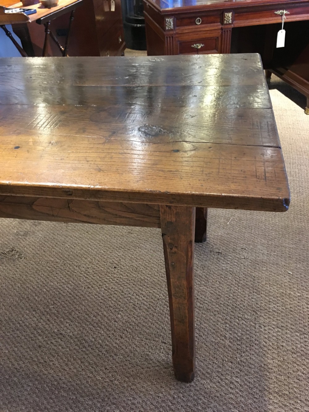 Chestnut farmhouse table  View IX
