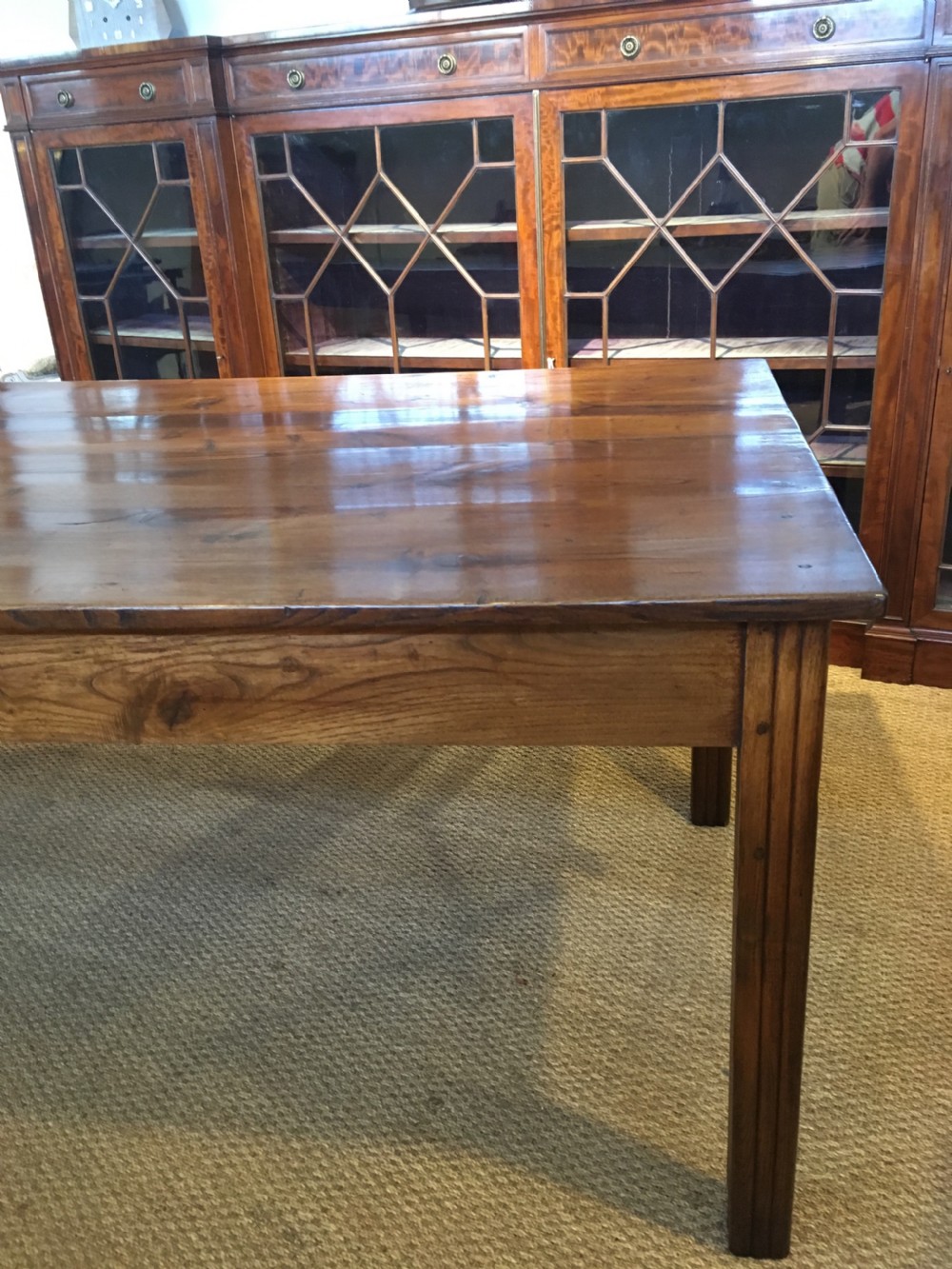 Farmhouse table chestnut  View IV