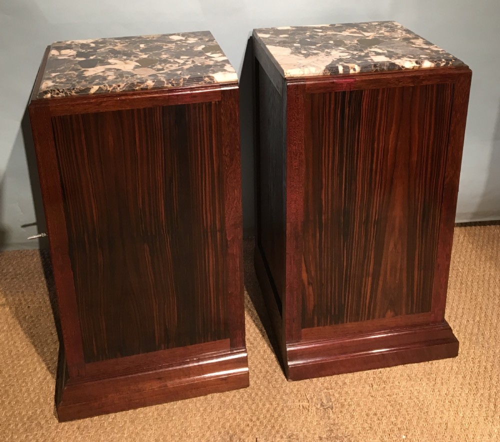 Pair of art deco bedside  cabinets  View IV