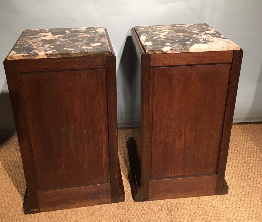 Pair of art deco bedside  cabinets  View V