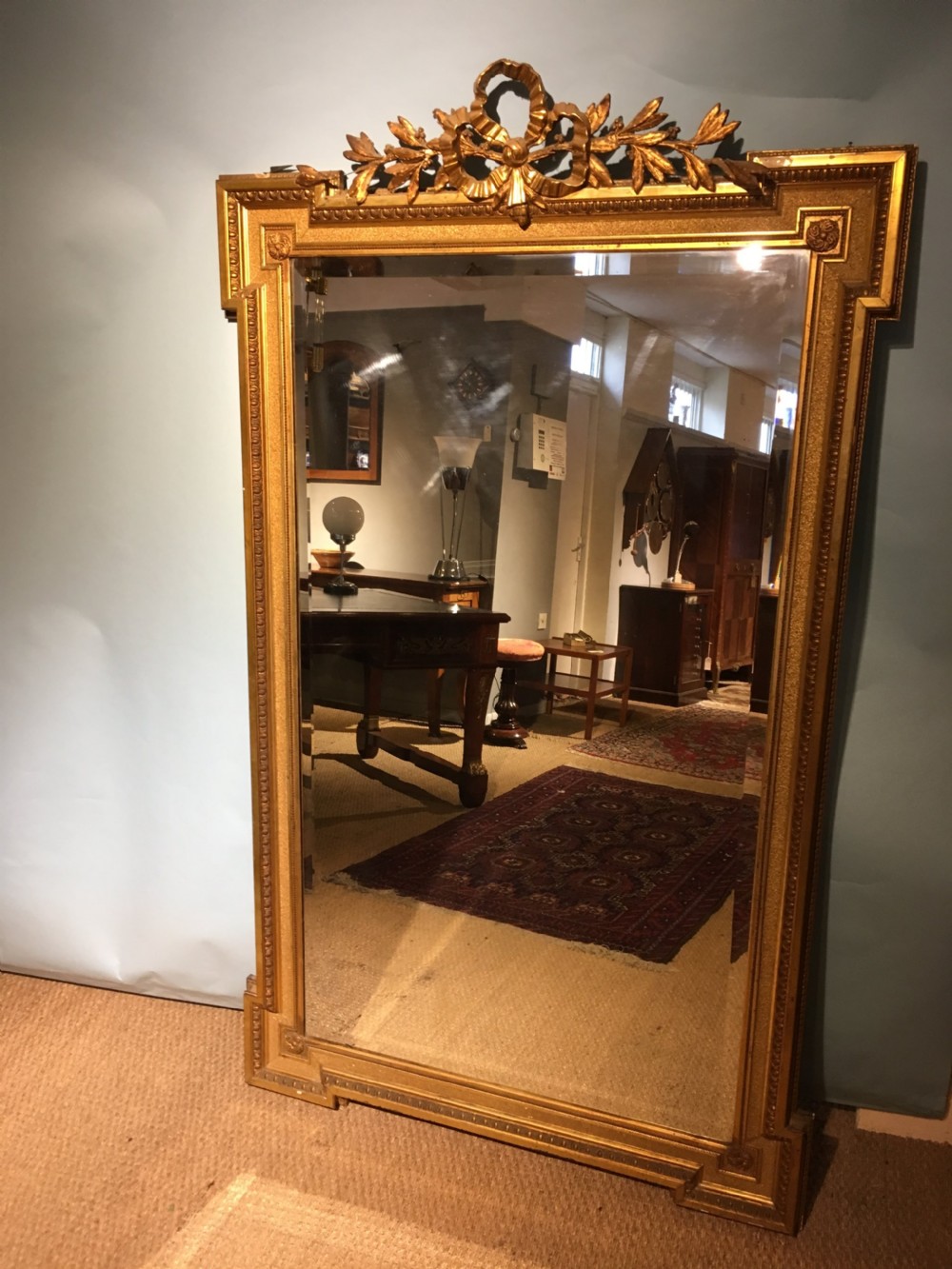 Antique gilt mirror 