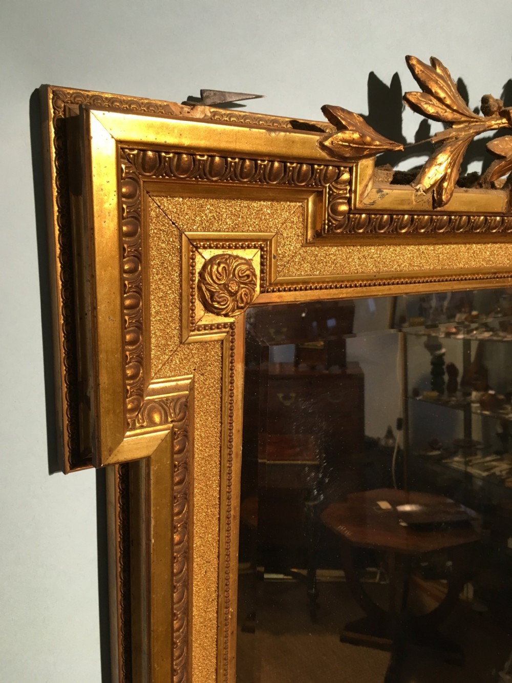 Antique gilt mirror  View II