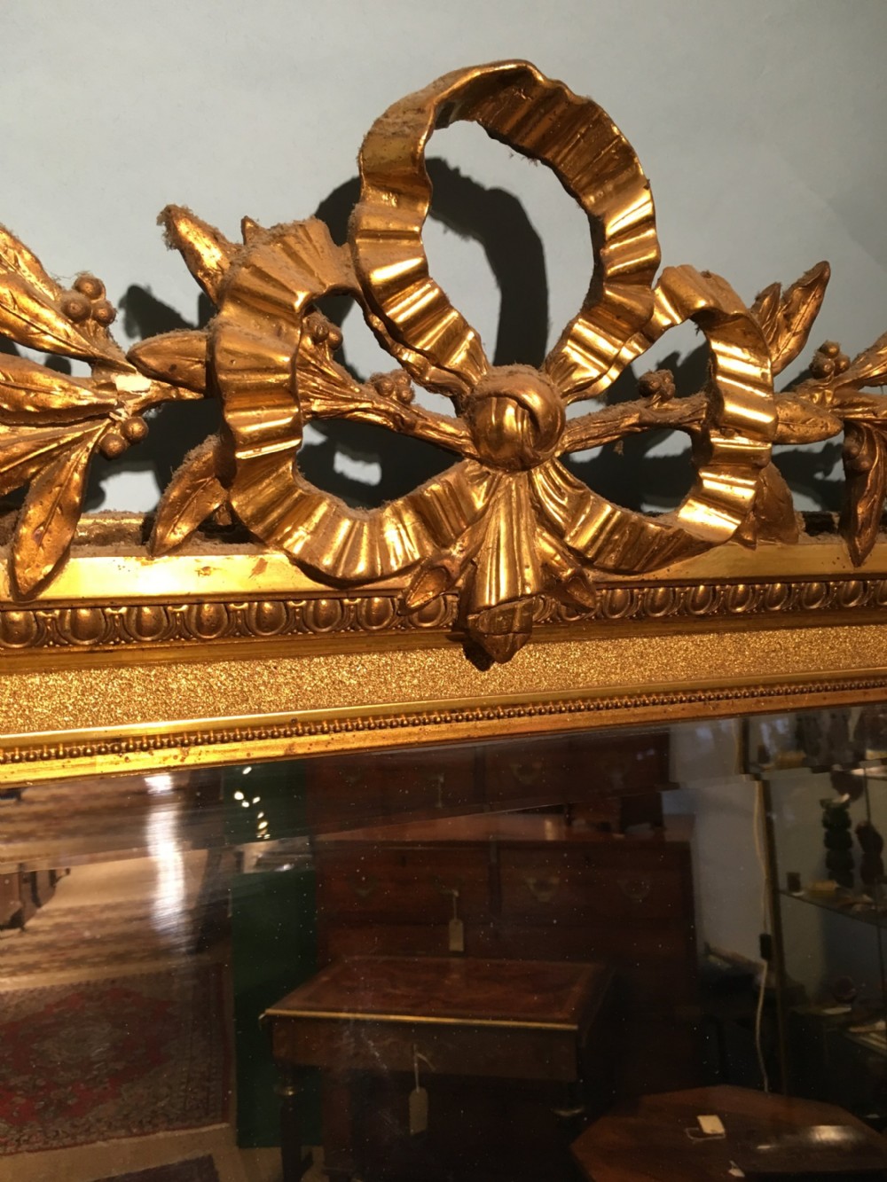 Antique gilt mirror  View III