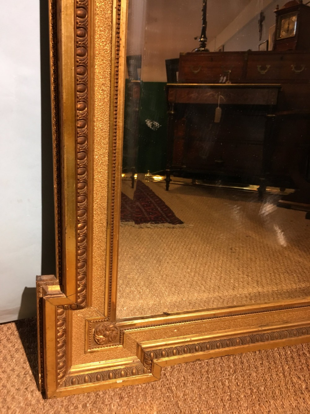Antique gilt mirror  View V