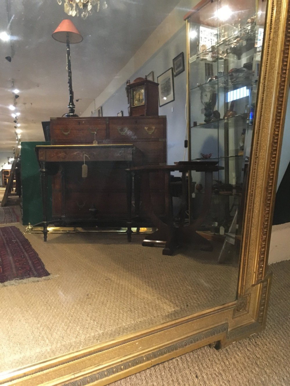 Antique gilt mirror  View VI