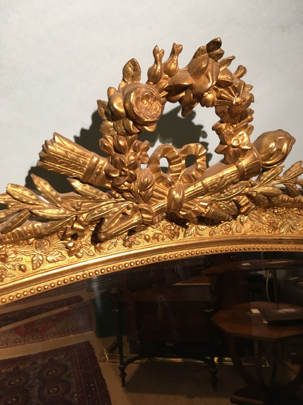 Late 19th century gilt mirror  View II