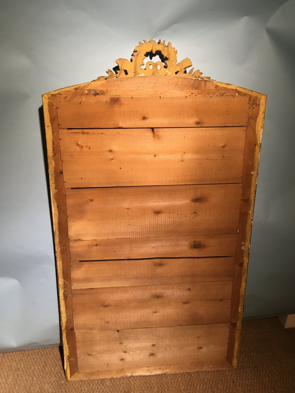 Late 19th century gilt mirror  View VII