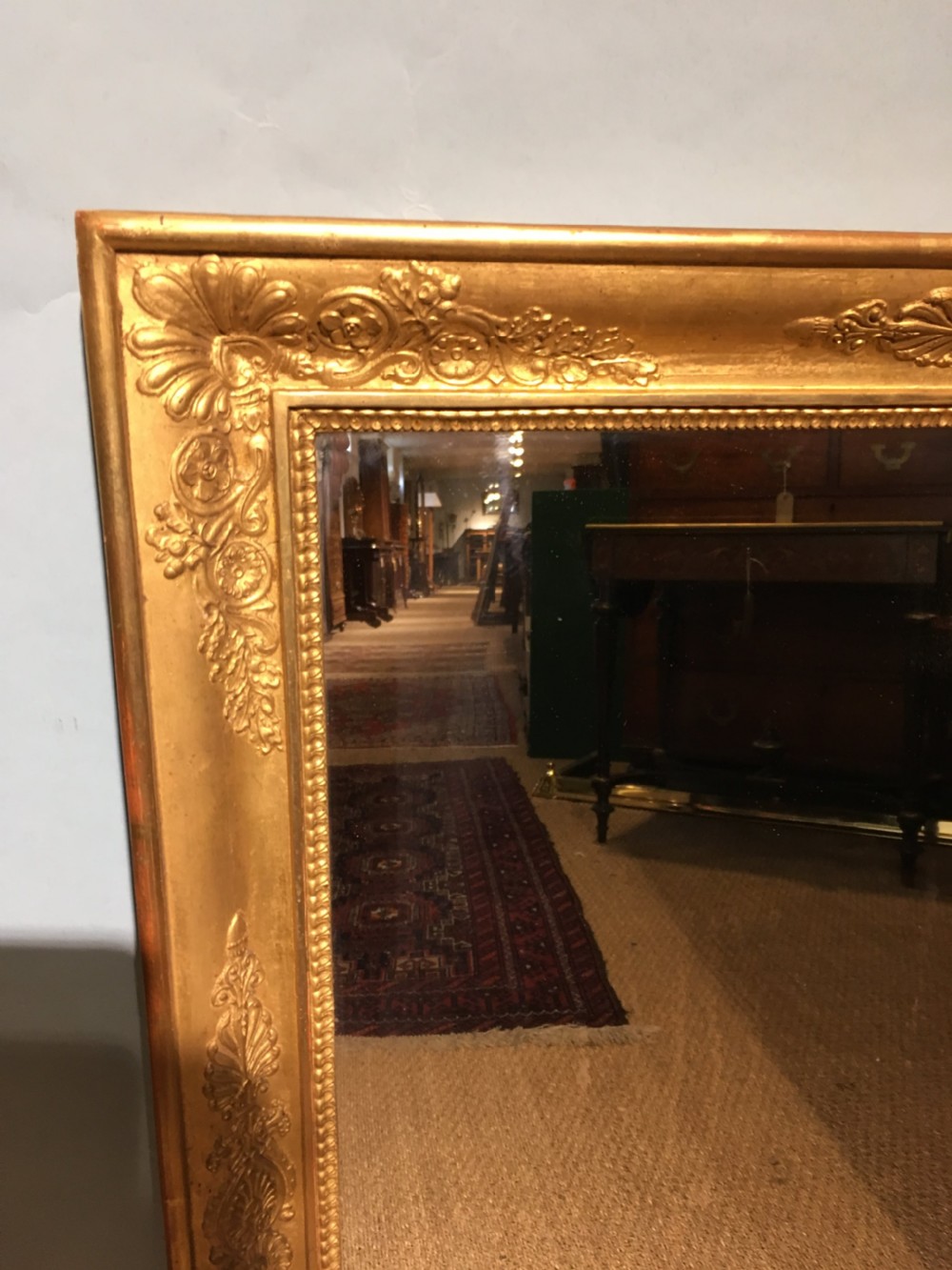 Antique gilt mirror 26 x 33 inches  View II