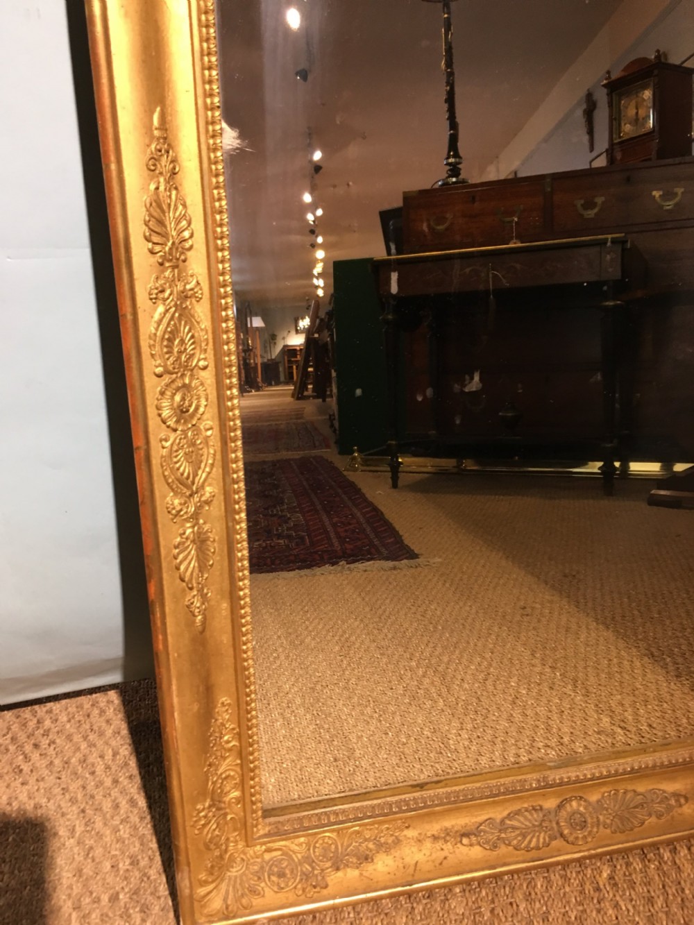 Antique gilt mirror 26 x 33 inches  View III