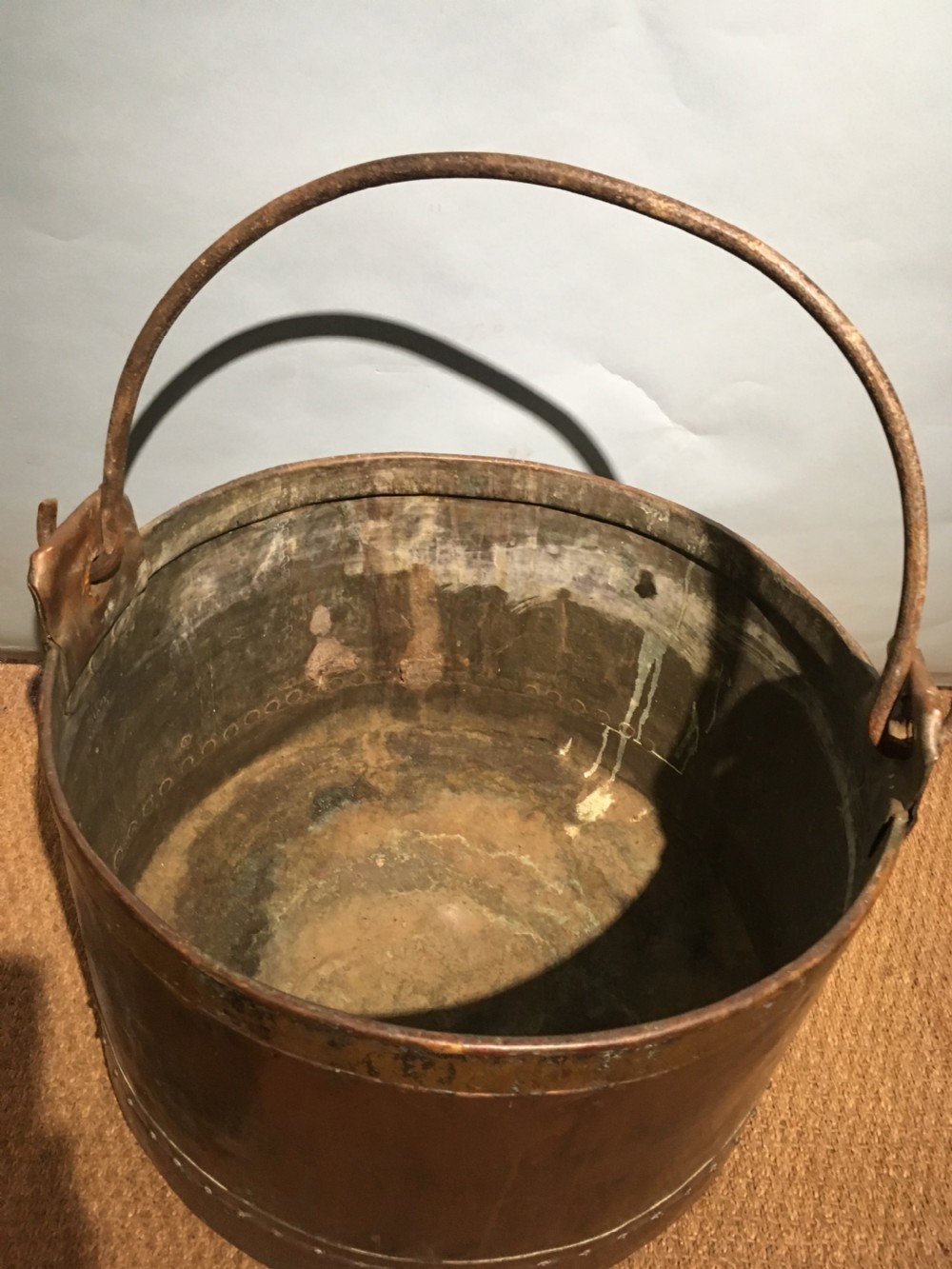Copper log bin  View III