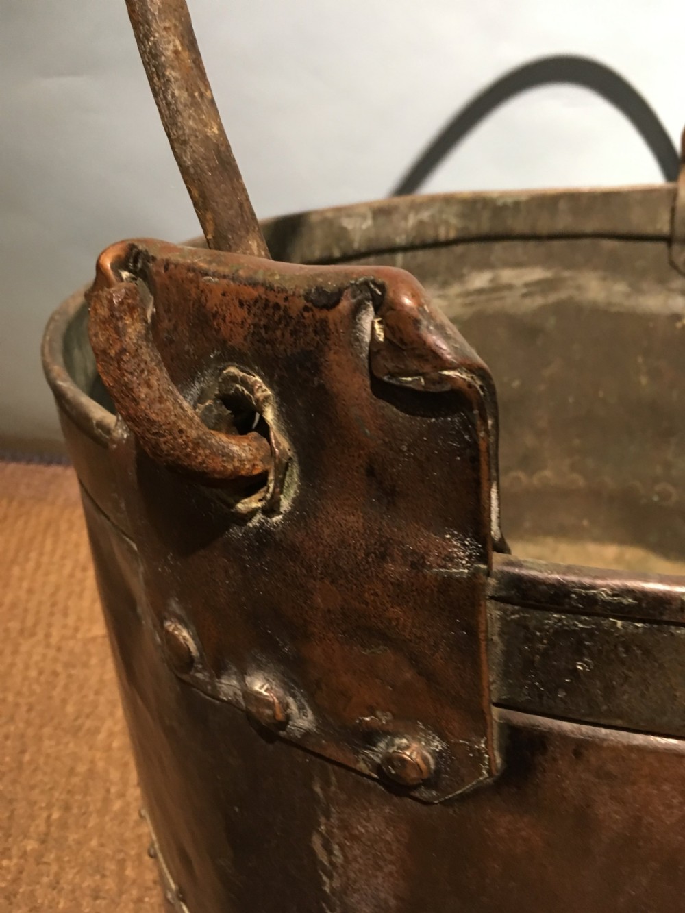 Copper log bin  View IV