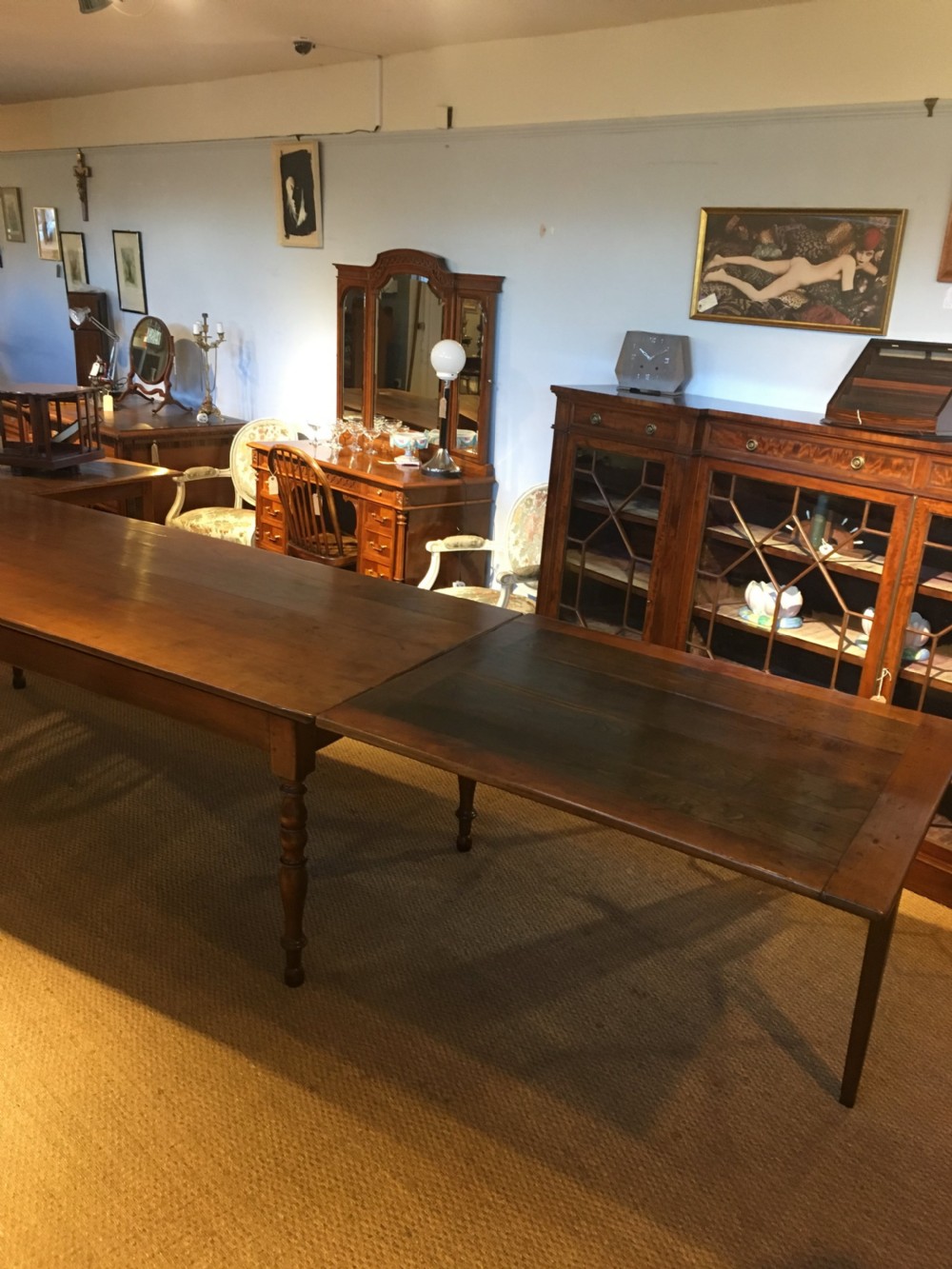 Farmhouse table , extendable  View IX