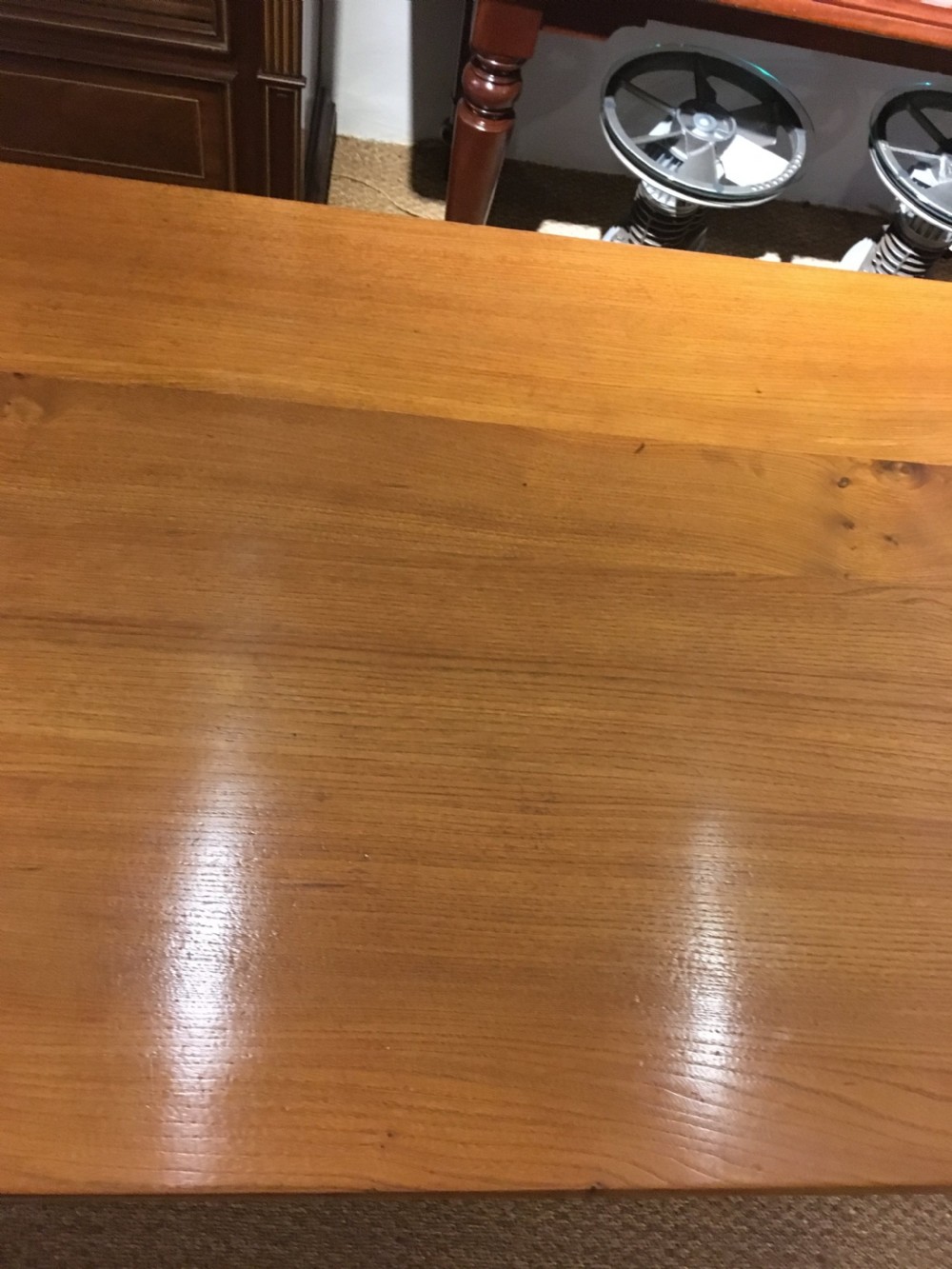 Farmhouse table , elm 230 cms  View VII